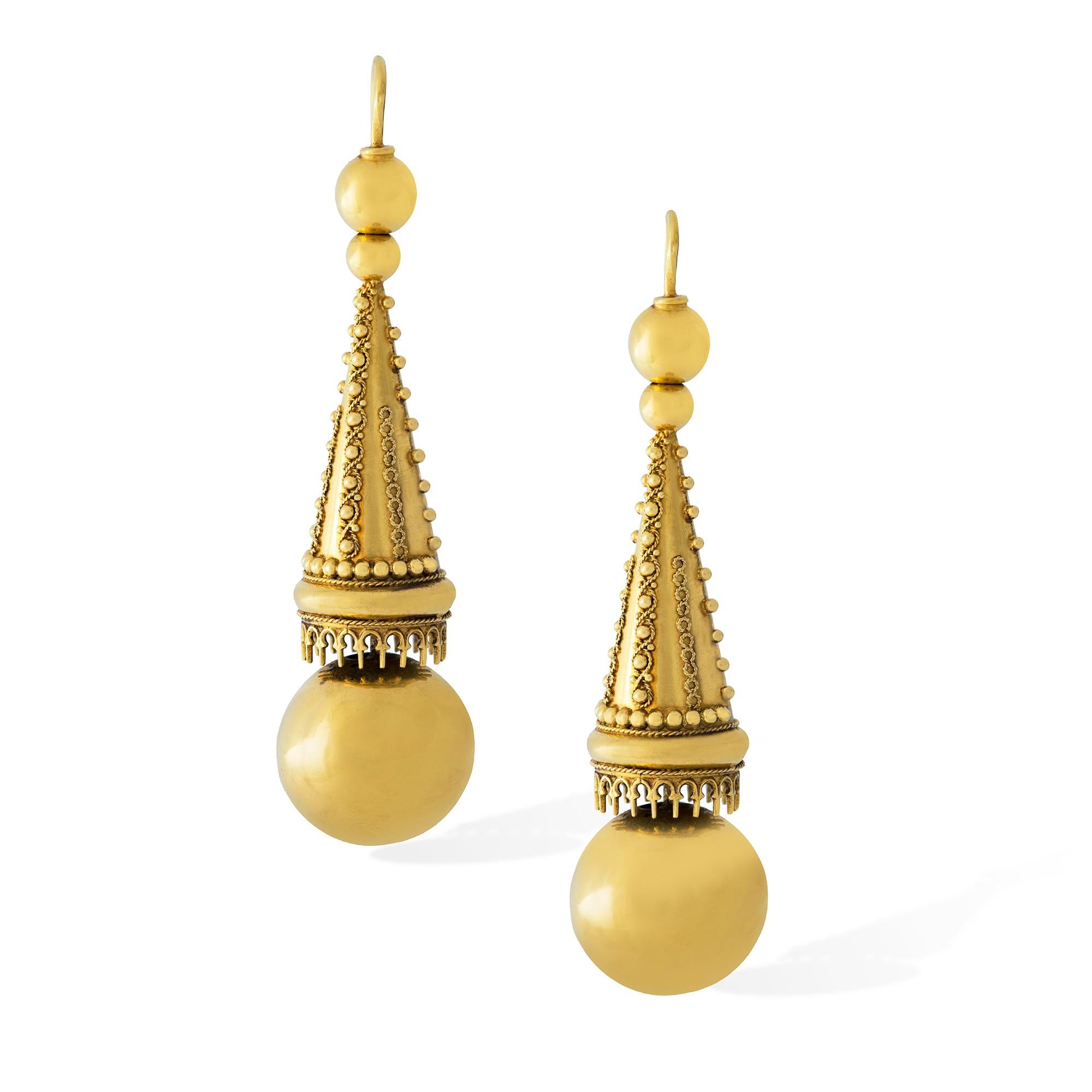 victorian drop earrings