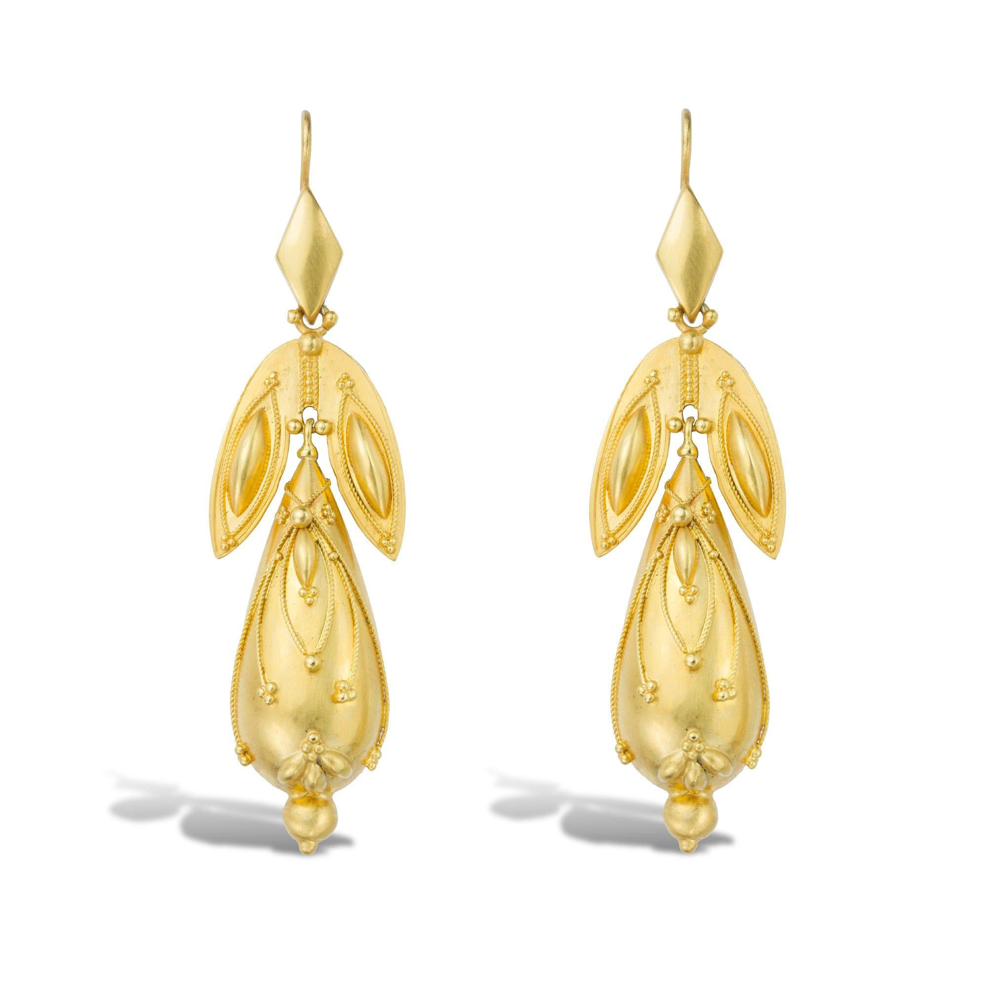 victorian drop earrings