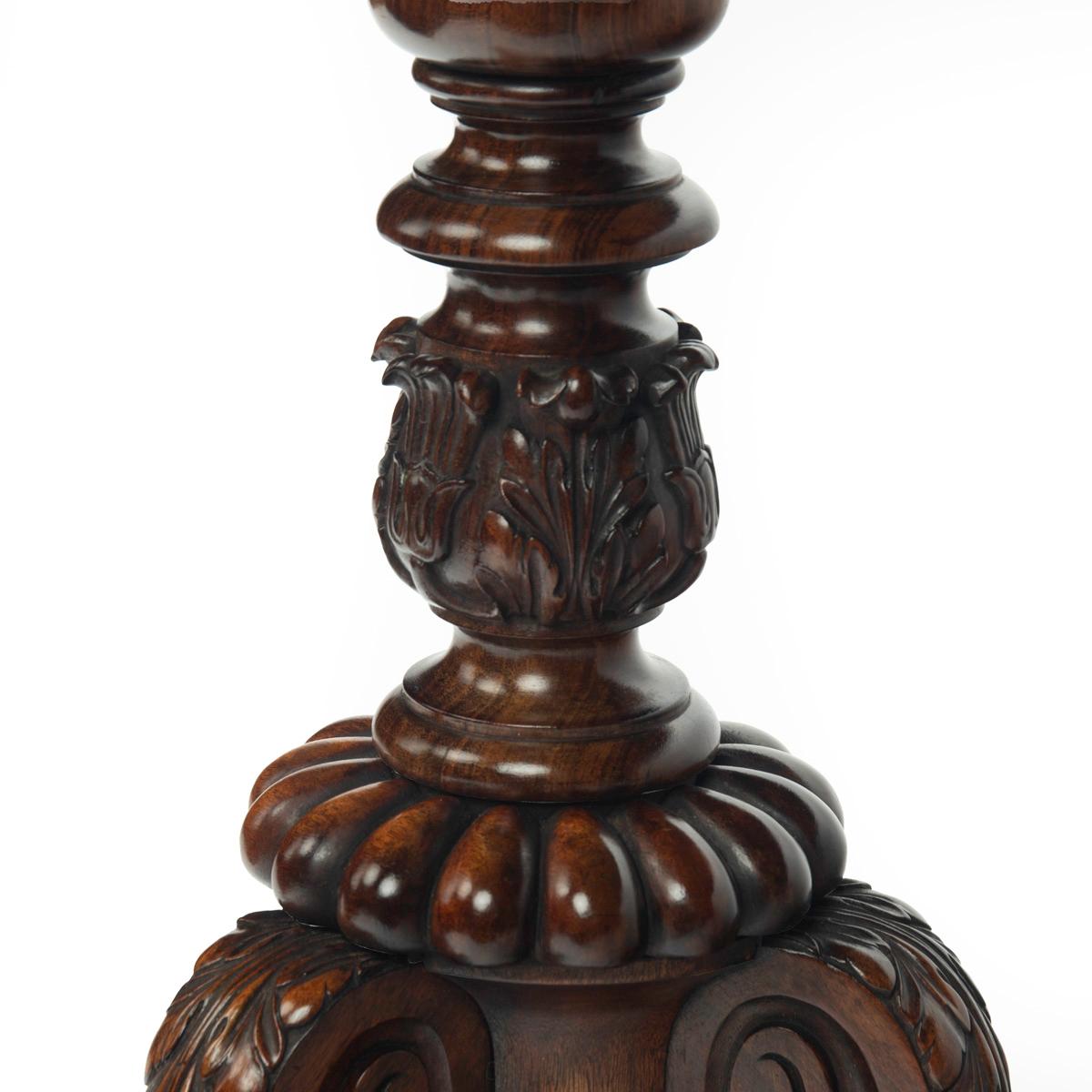Paire de tables en bois de rose à fleurs ou au crocus George IV, attribuées à Gillows en vente 1