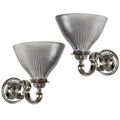 Pair of Victorian Silver Wall Sconces