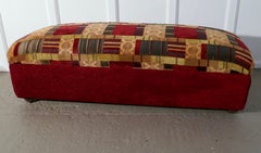 Pair of Victorian Upholstered Ottoman Window Seats