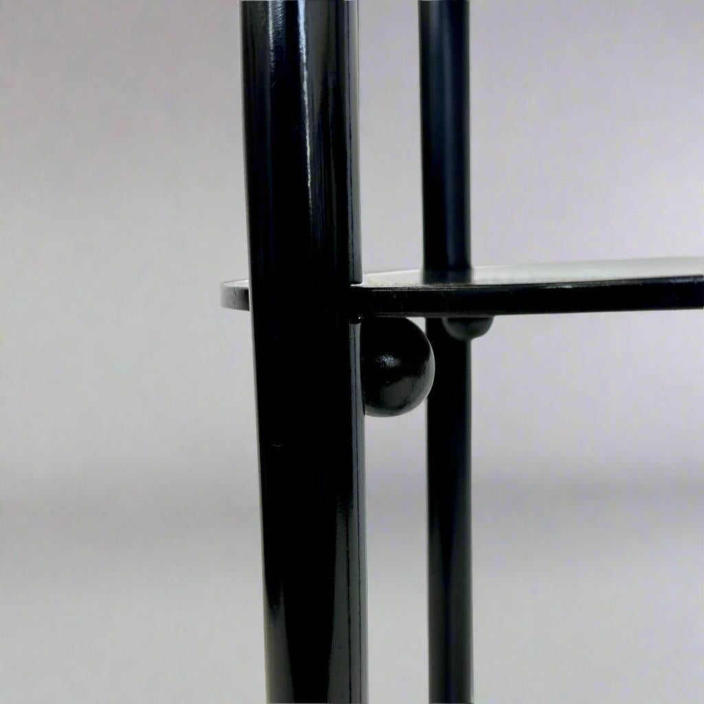 Beech A Pair of Vienna Secessionables  Oval Two-tier Side Tables by Josef Hoffmann For Sale