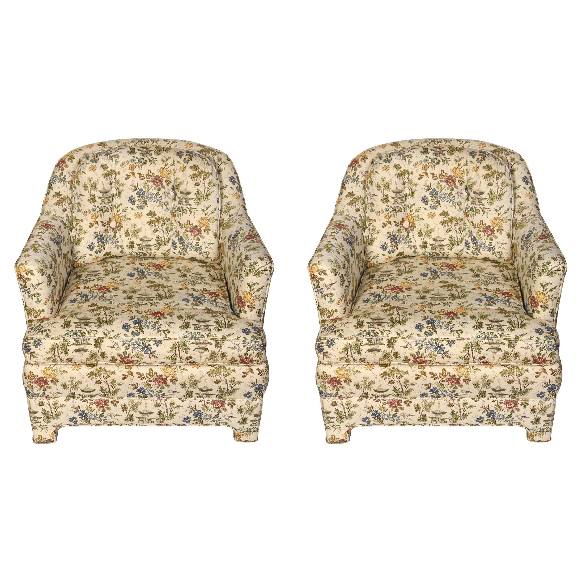 A Pair of Vintage Armchairs