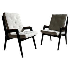 A Pair of Vintage Armchairs, in Style of Jean Prouvé, Scandinavia 1960s