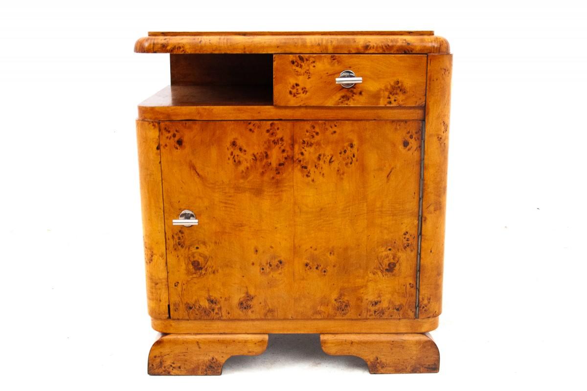 Mid-20th Century A pair of vintage bedside tables, Poland, 1950s. For Sale