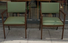 A pair of vintage Danish PJ 412 carver chairs by Ole Wanscher