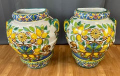 Pair of Vintage Monumental Italian Garden Planters