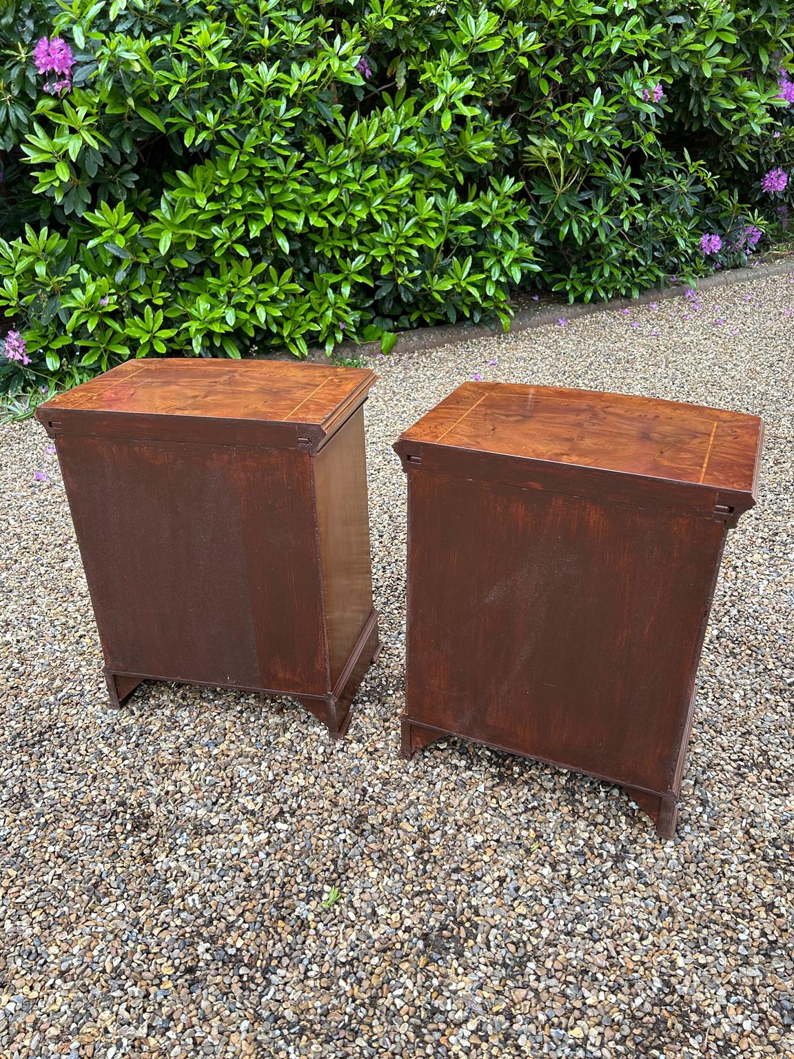 A Pair of Vintage Pollard Oak Bowfront Bedsides 3