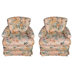 Pair of Vintage Swivel Chairs