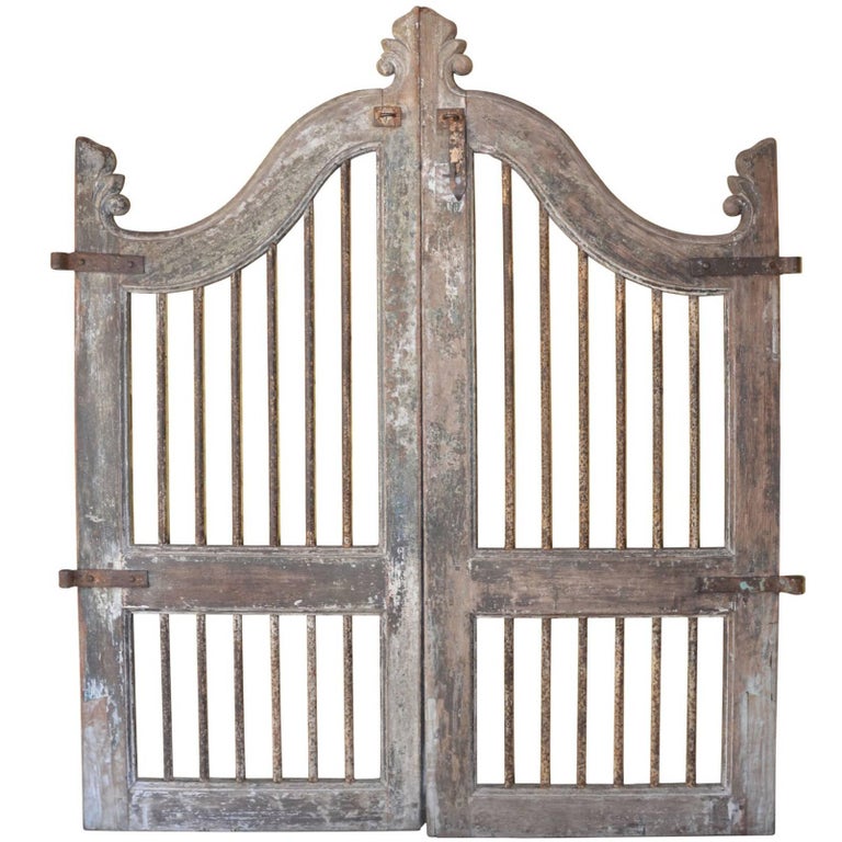 Pair of Vintage Wooden Garden Gates at 1stDibs