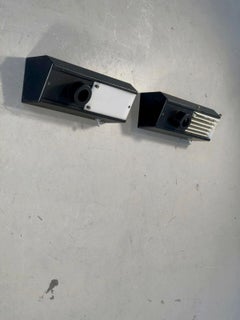 A Pair of WALL APPLIQUES SCONCES by JACQUES BINY, LUMINALITE, France 1950