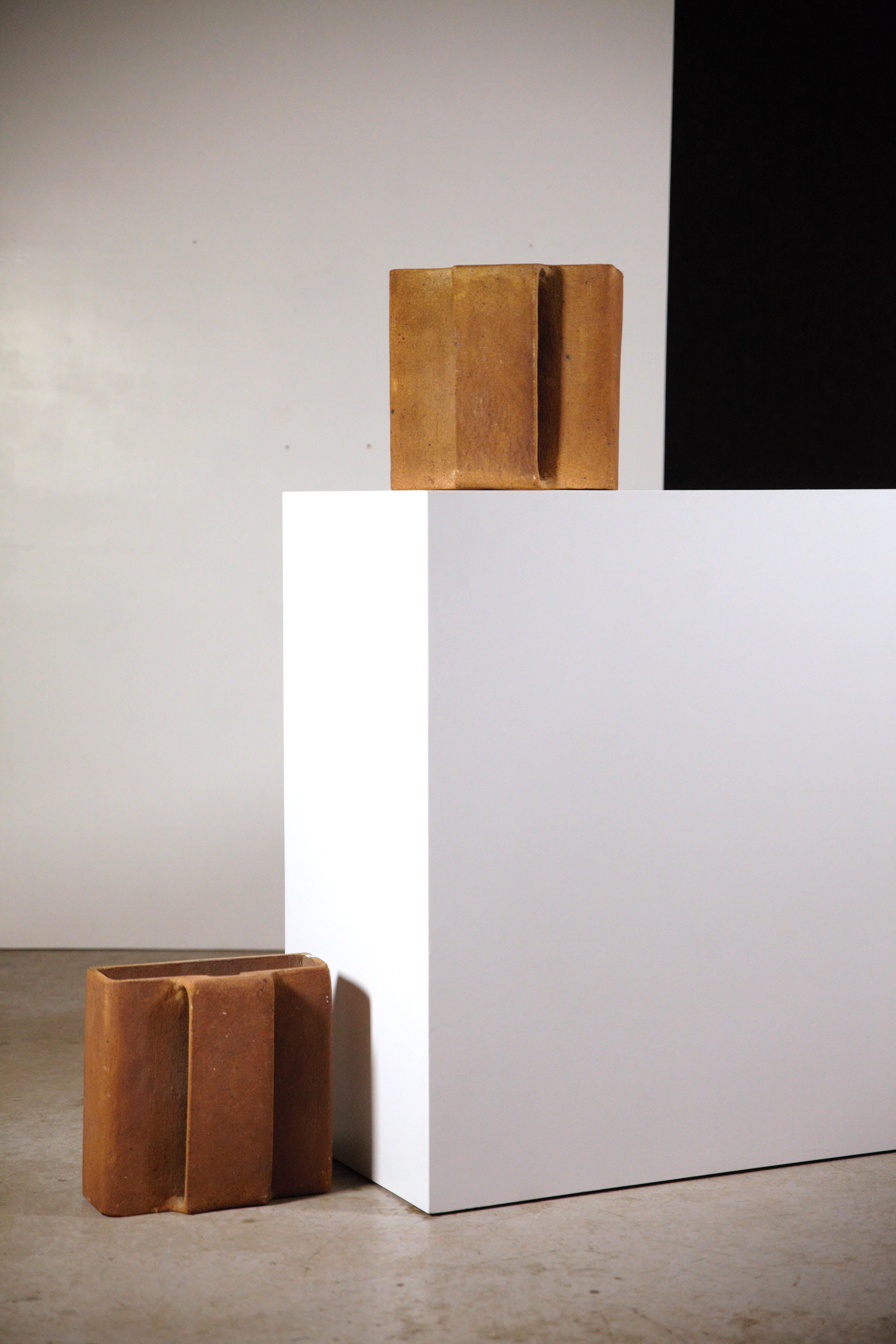 A Pair of Wall Ceramic Light by Guy Bareff France 1970s 5