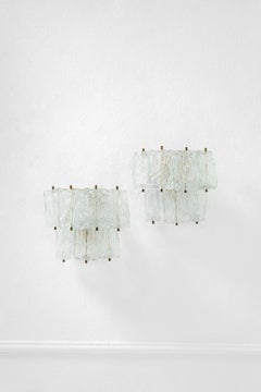 A pair of wall lights by Barovier & Toso