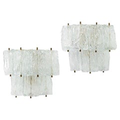 A pair of wall lights by Barovier 
Toso