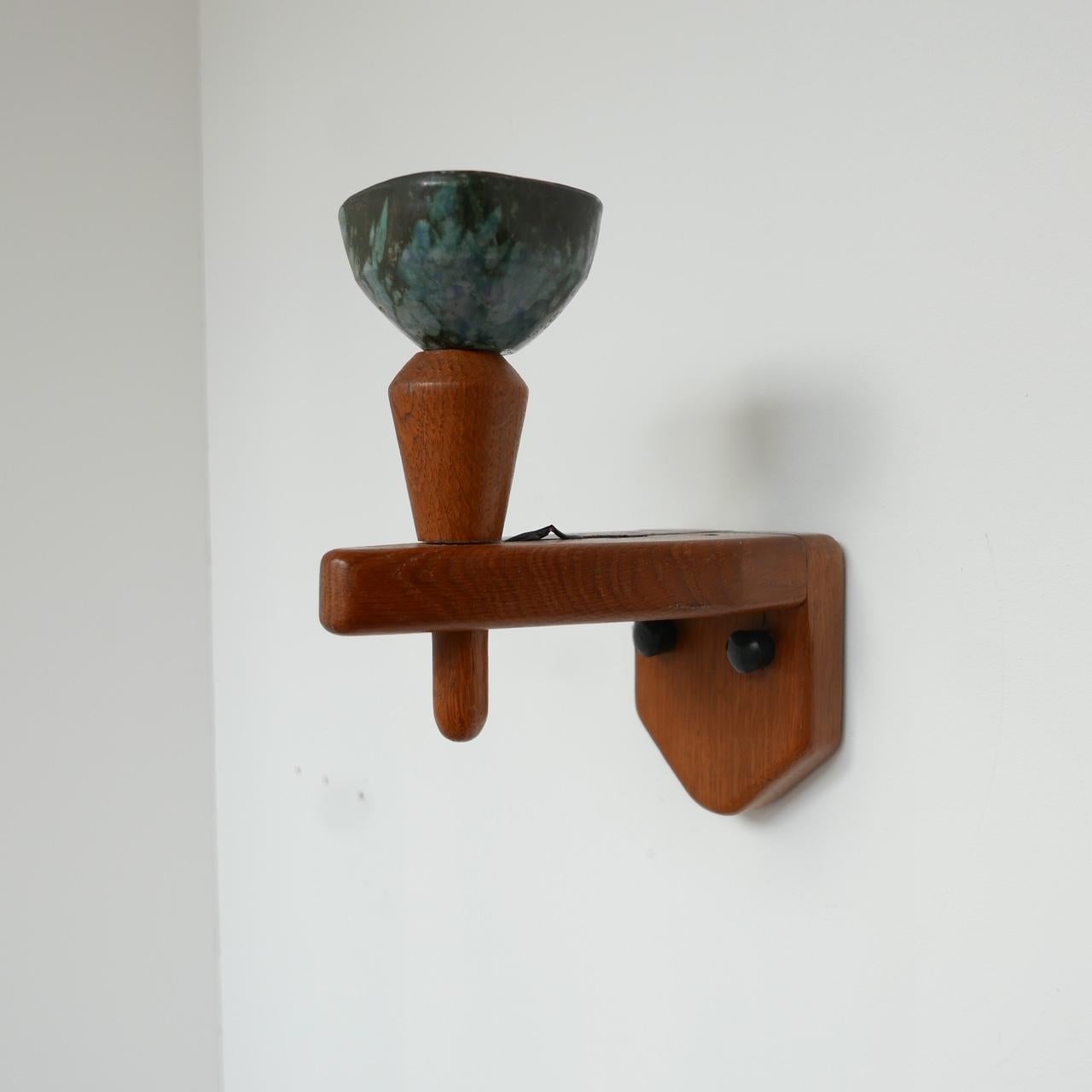 Pair of Wall Lights by French Designers Guillerme et Chambron 3