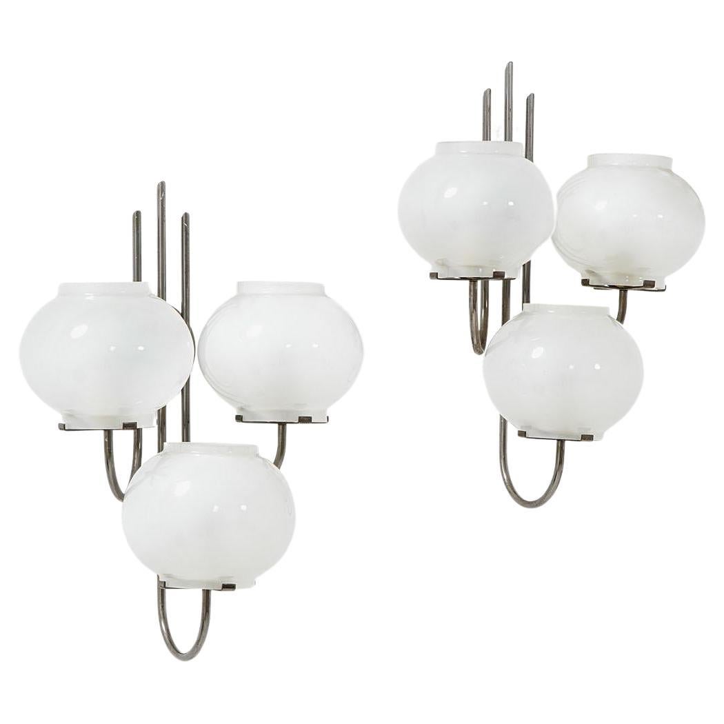Pair of Wall Lights by Gino Sarfatti For Sale