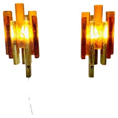 A pair of wall sconces, Rustik, by Svend Aage Holm Sorensen for Hassel & Teudt