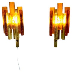 A pair of wall sconces, Rustik, by Svend Aage Holm Sorensen for Hassel 
Teudt