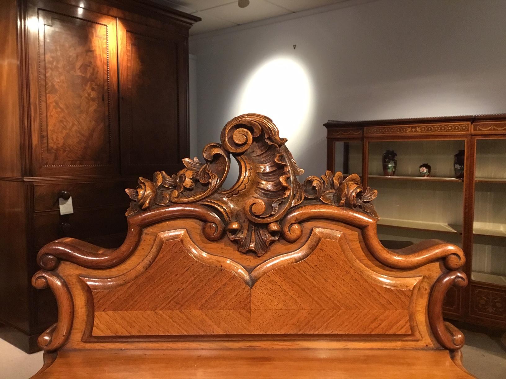 Pair of Walnut French Late 19th Century Bedside Cabinets In Excellent Condition For Sale In Darwen, GB