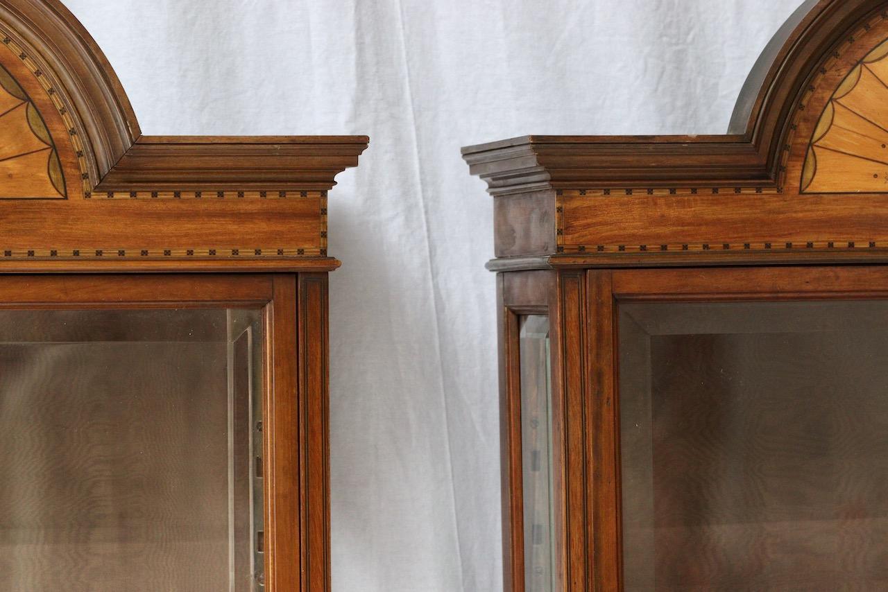 Glass Pair of Waring & Gillow Ltd Display Windows, circa 1905