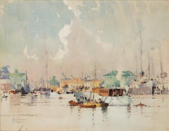 Pair of Watercolours by 'Albert' Gordon Thomas R.S.W