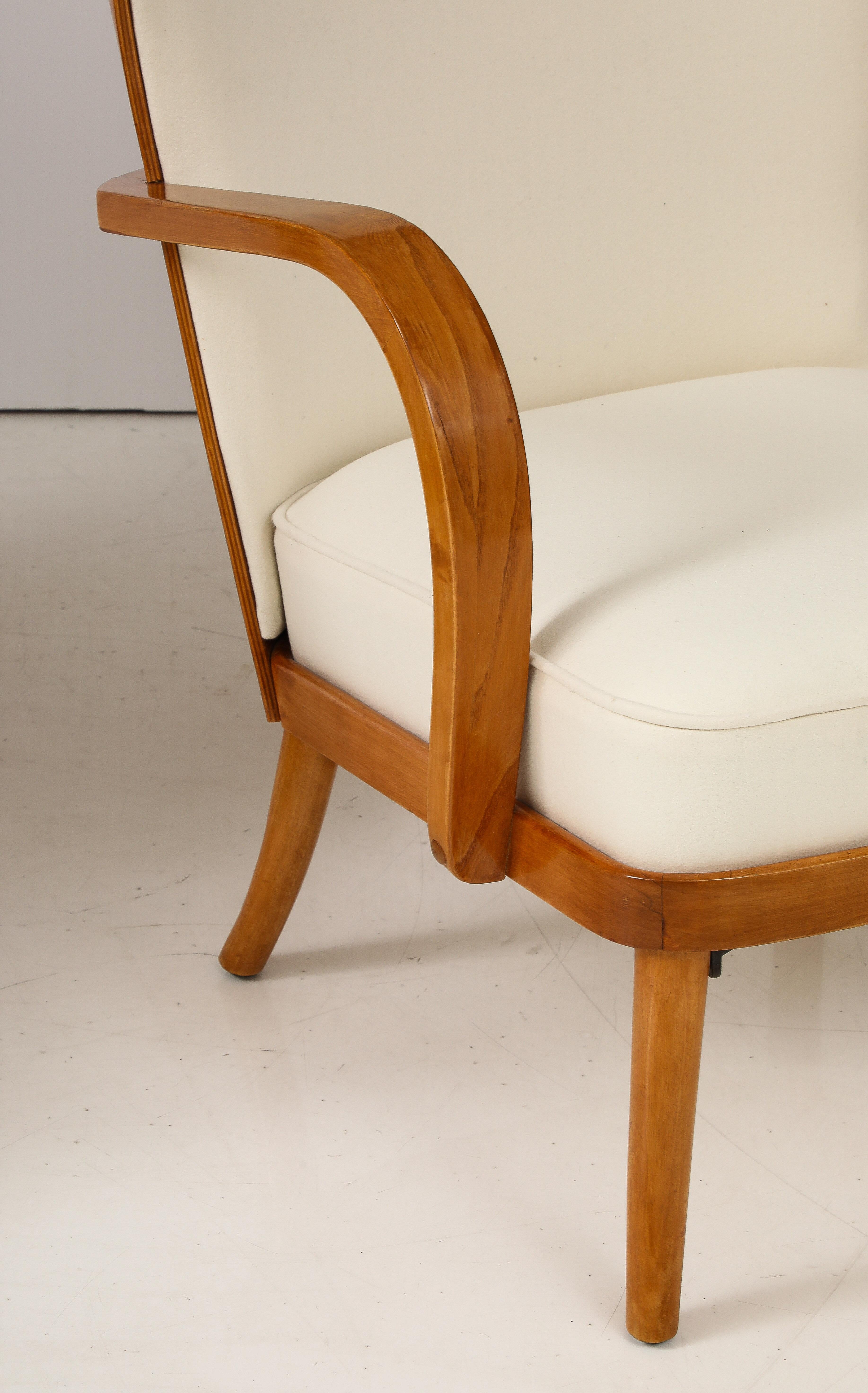A Pair of Werner West Open Armchairs, Circa 1930s 3
