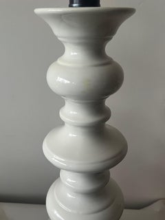 A Pair Of Sculptural Ceramic Lamps Ca' 1960's