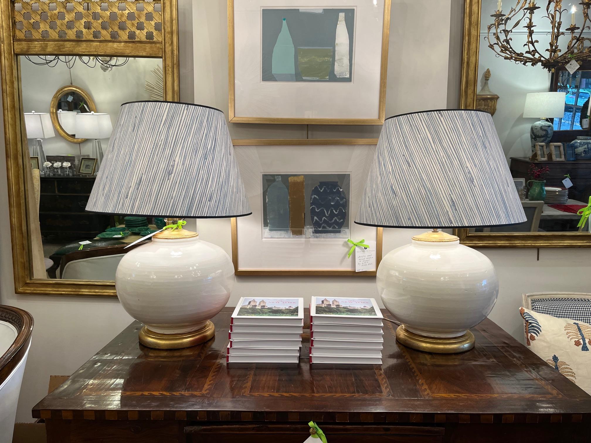 White Chinese Export Lamps  In New Condition For Sale In New York, NY