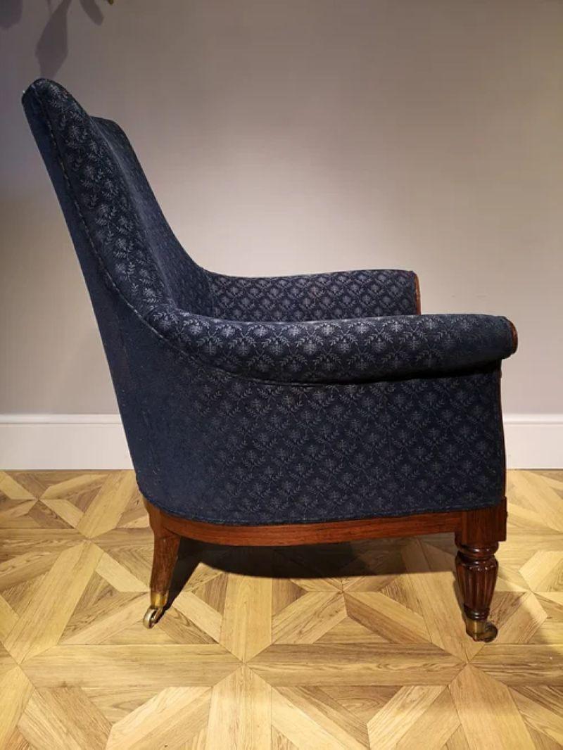 Ein Paar Bibliothekssessel aus William IV. Palisander, um 1830 im Zustand „Hervorragend“ im Angebot in Reepham, GB