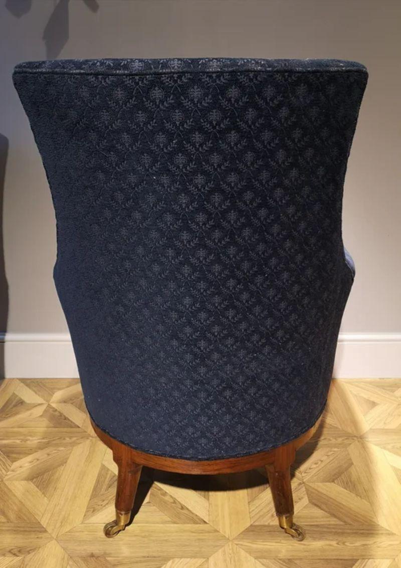 Ein Paar Bibliothekssessel aus William IV. Palisander, um 1830 (19. Jahrhundert) im Angebot