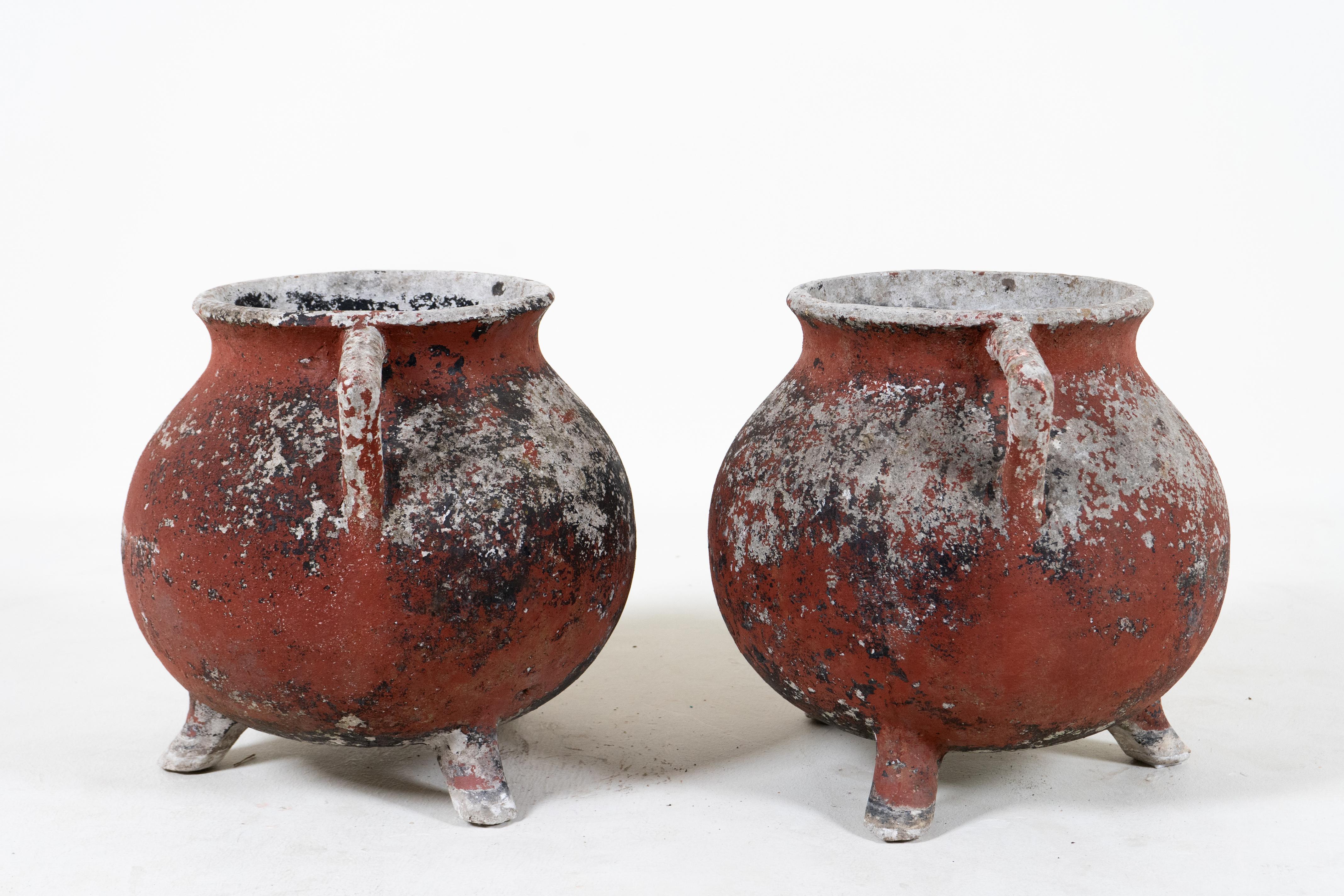 Swiss A Pair of Willy Guhl 'Marmite' Model Planters, Switzerland, c.1950