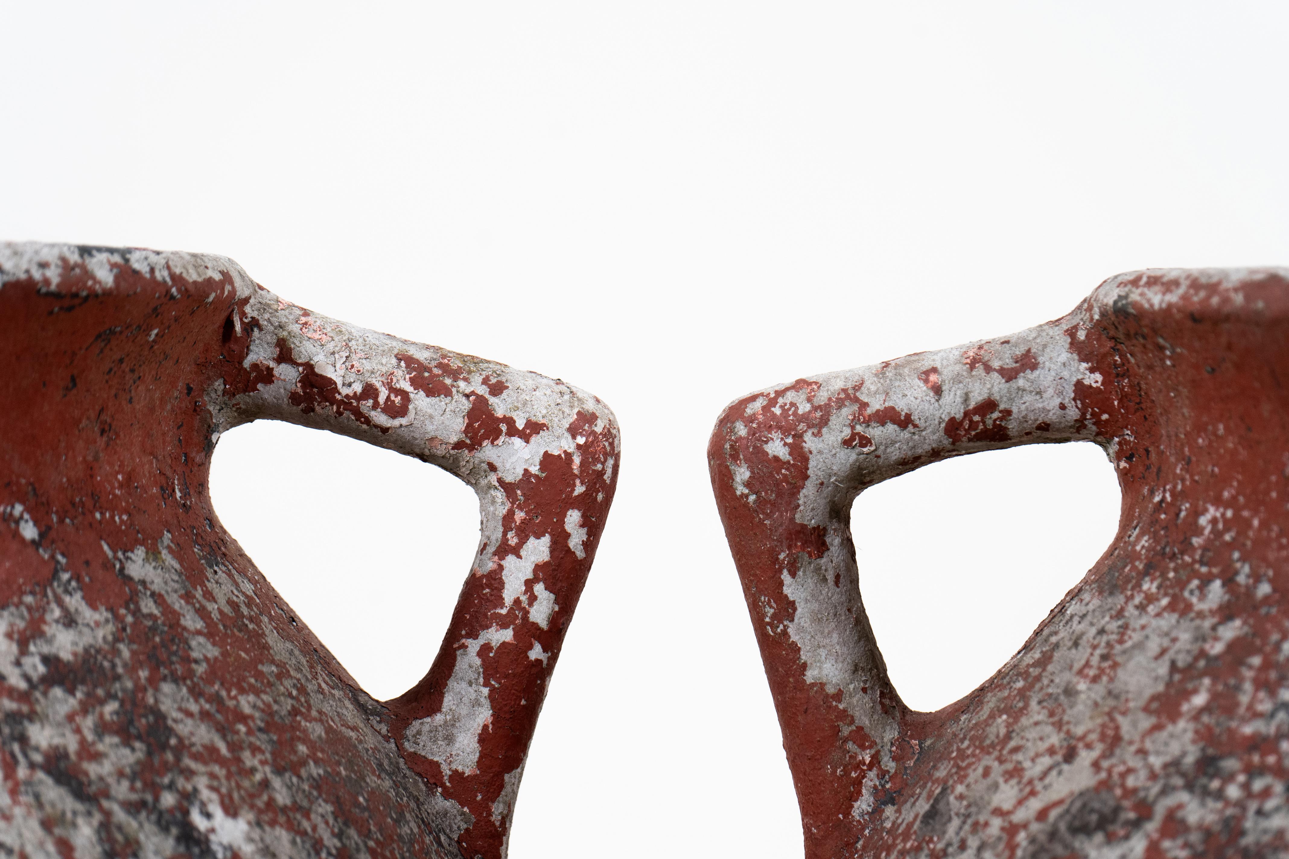 20th Century A Pair of Willy Guhl 'Marmite' Model Planters, Switzerland, c.1950