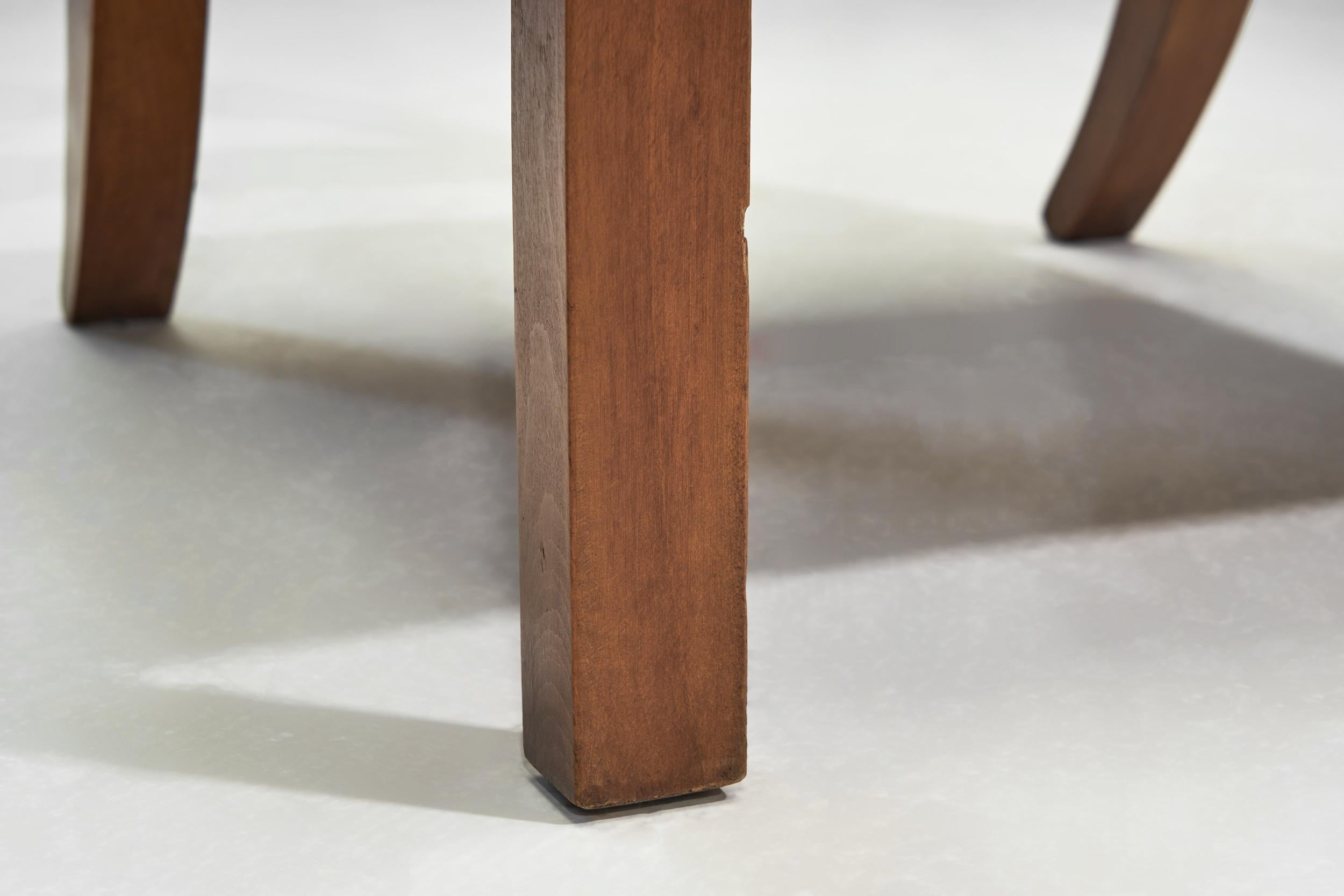 Paire de fauteuils en bois et rotin, Italie, milieu du 20e siècle en vente 11