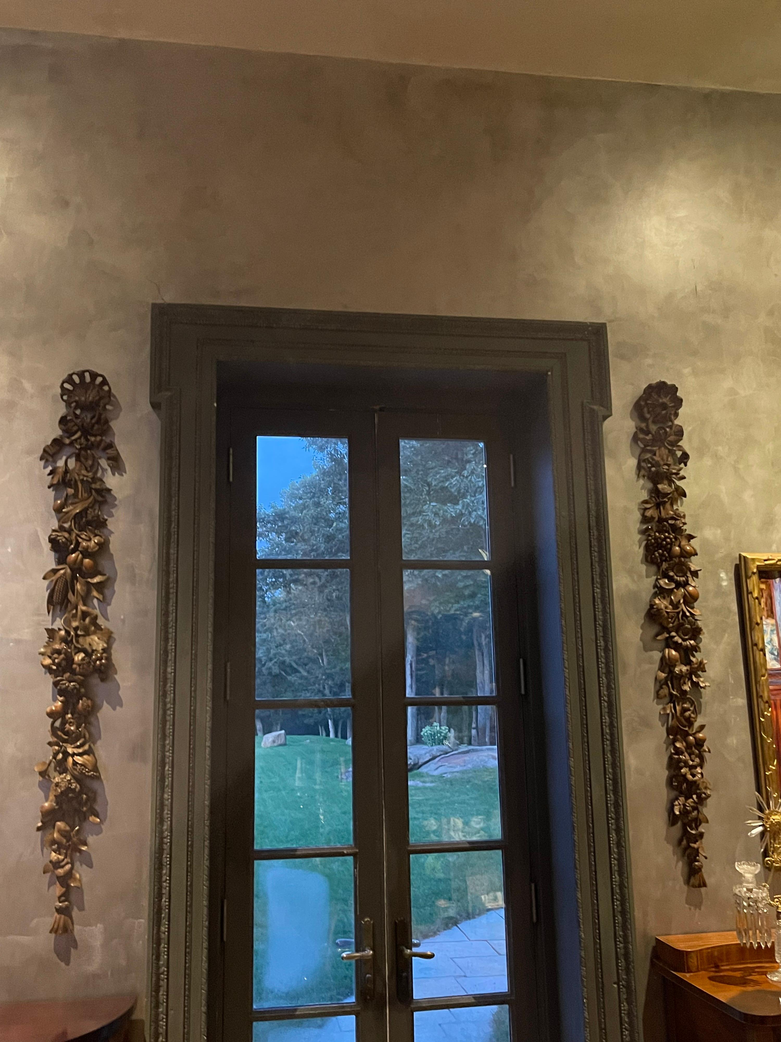 Paar Holzschnitzereien nach Grinling Gibbons 8