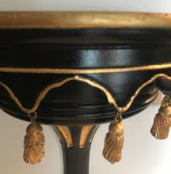 A Fabulous Pair of Wood Gilt and Ebonized Shelf Wall Brackets