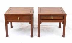 Pair of Wood Low Tables, China, Mid-20th Century