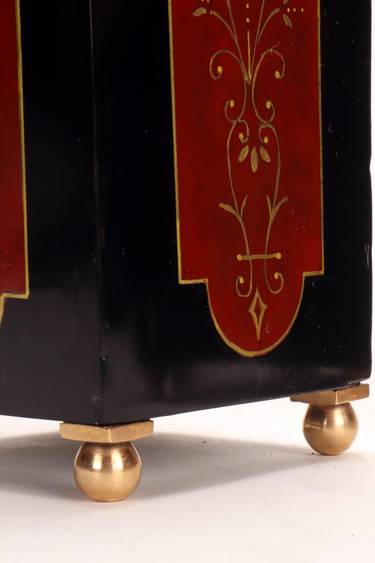 A pair of wooden Grand Tour obelisks, emulating marble, Italy 1870. For Sale 2