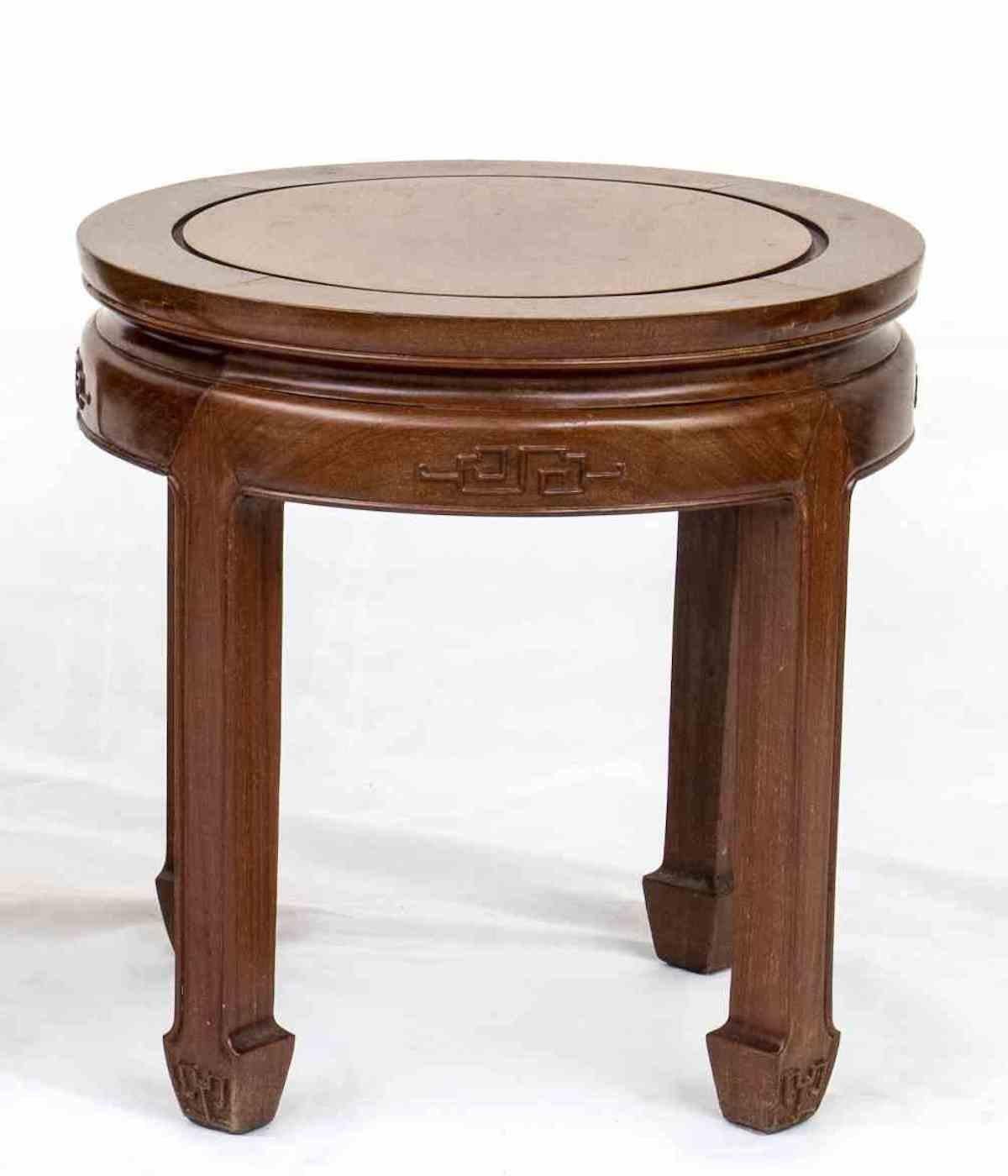Pair of Wooden Low Tables, China, Mid-20th Century 1