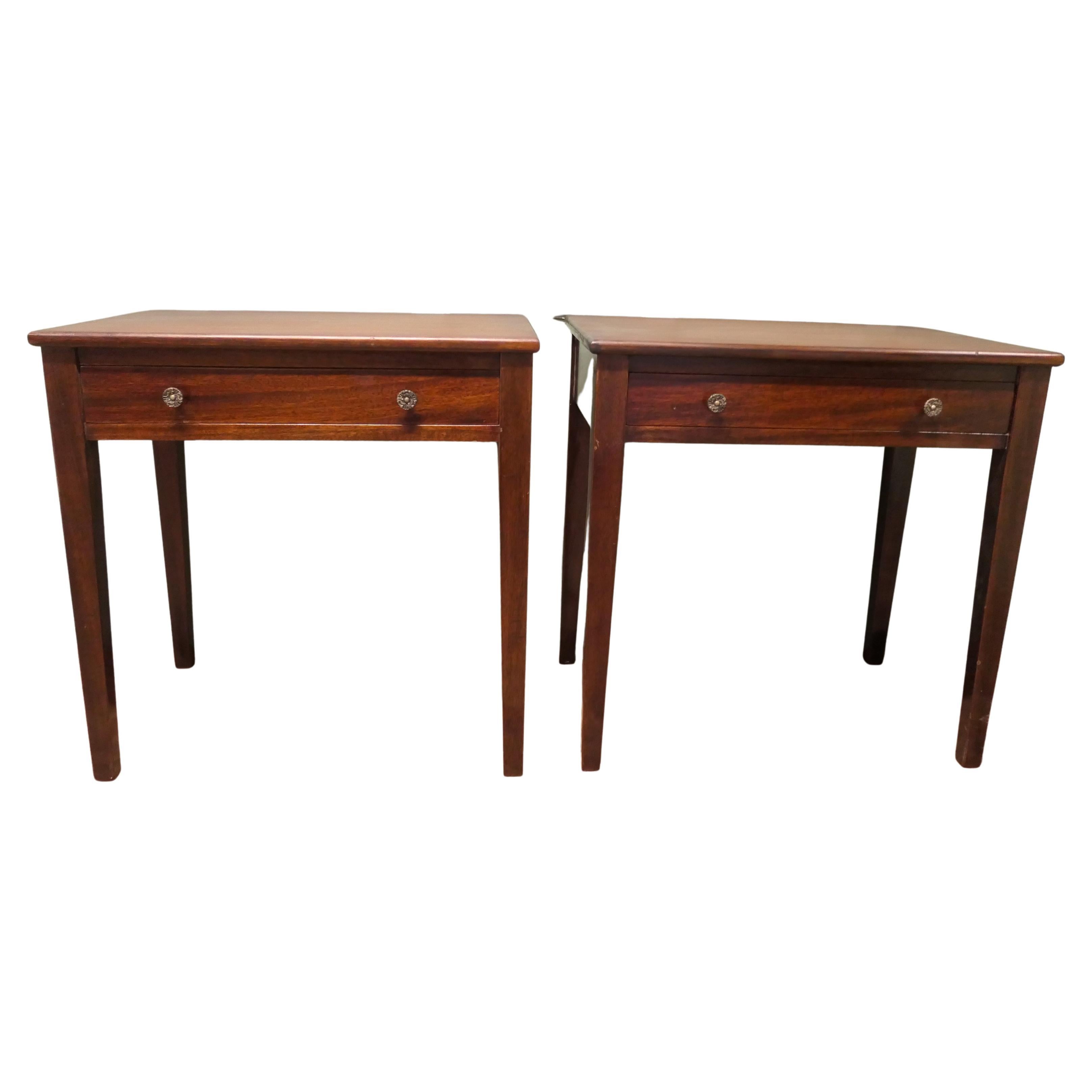 A Pair of Writing or Side Tables  These are not very large but very attractive