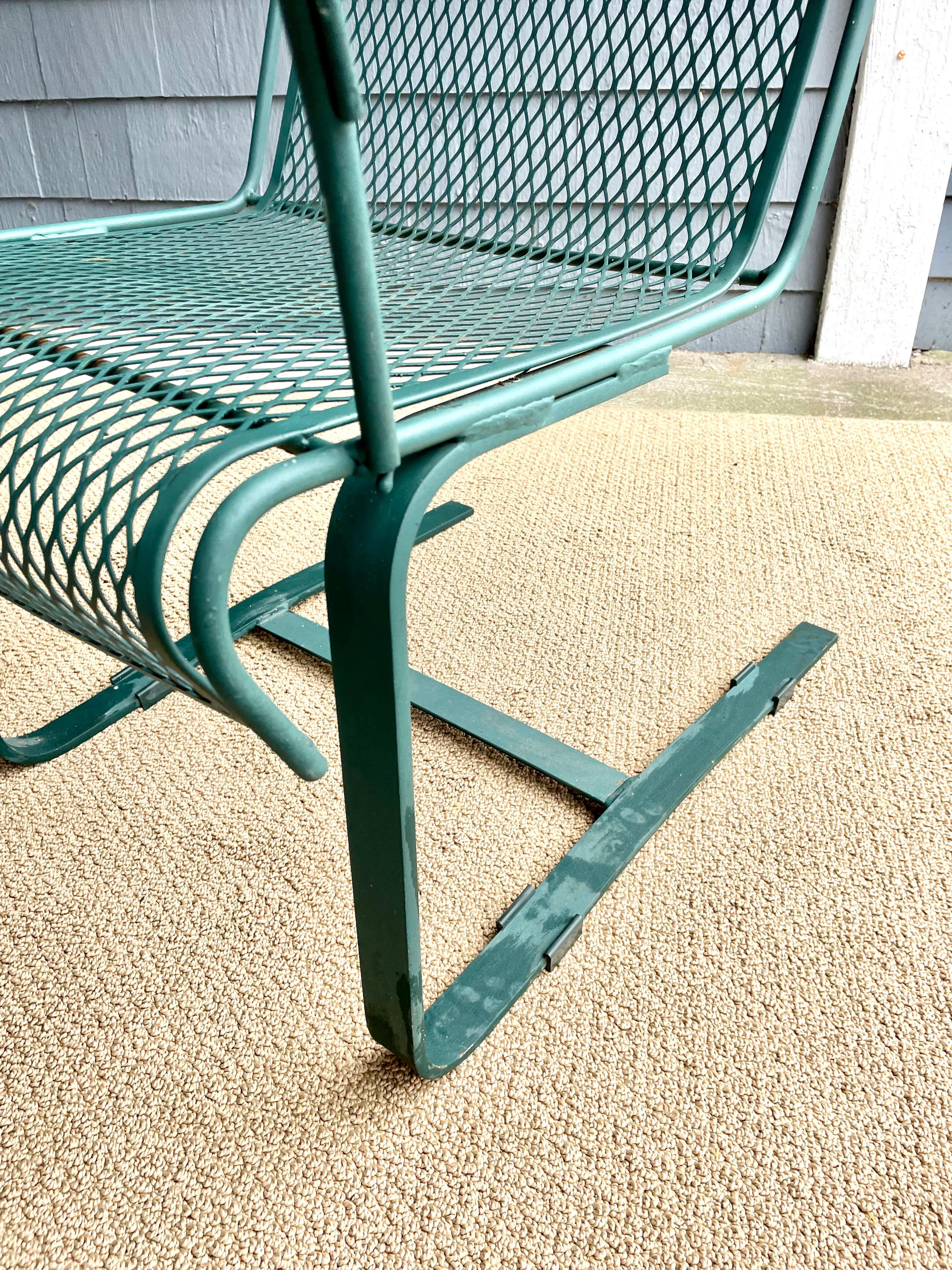 vintage wrought iron chairs for sale