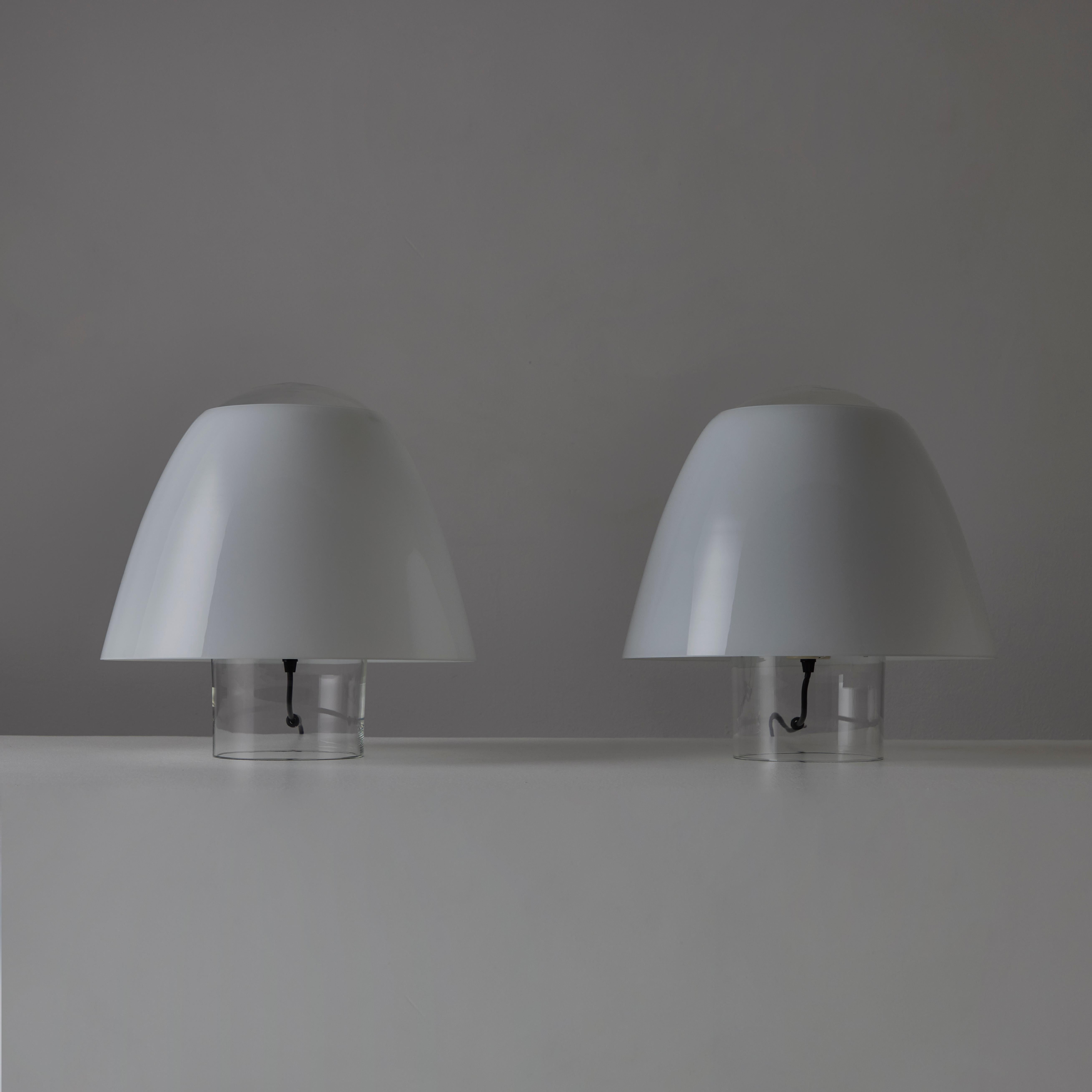Ein Paar XL Mod. 'Polluce'-Tischlampen von Angelo Mangiarotti für Skipper, Paar im Angebot 3