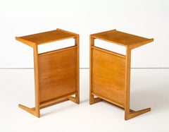 A Pair of Yngvar Sandström Side Tables, Nikko, Nordiska Kompaniet, TRIVA series.