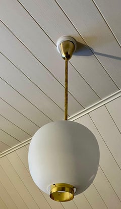 A Pair Paavo Tynell ceiling lamps, manufact Idman.