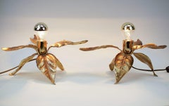 Pair Table Lamps by Willy Daro for Massive, Belgium, 1960s