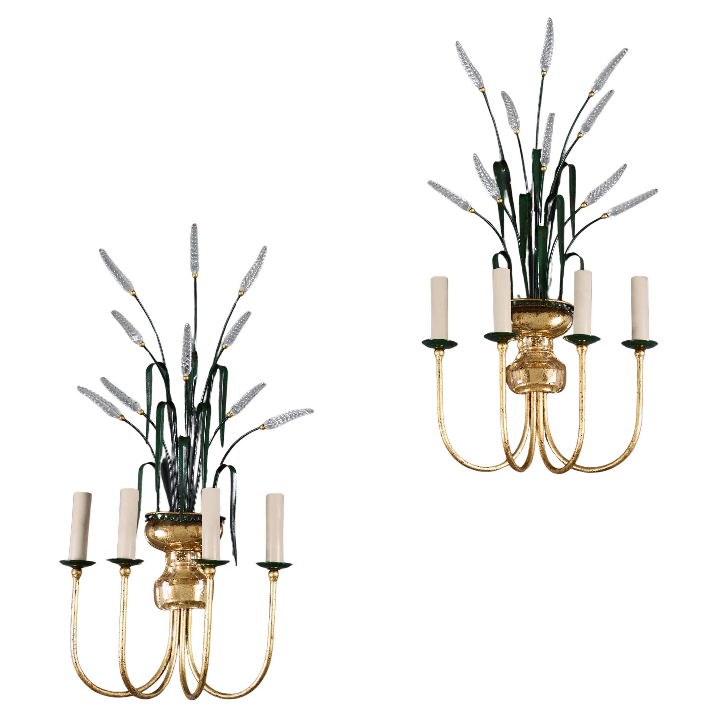 Un par de apliques del siglo XX de Maison Bagues en venta