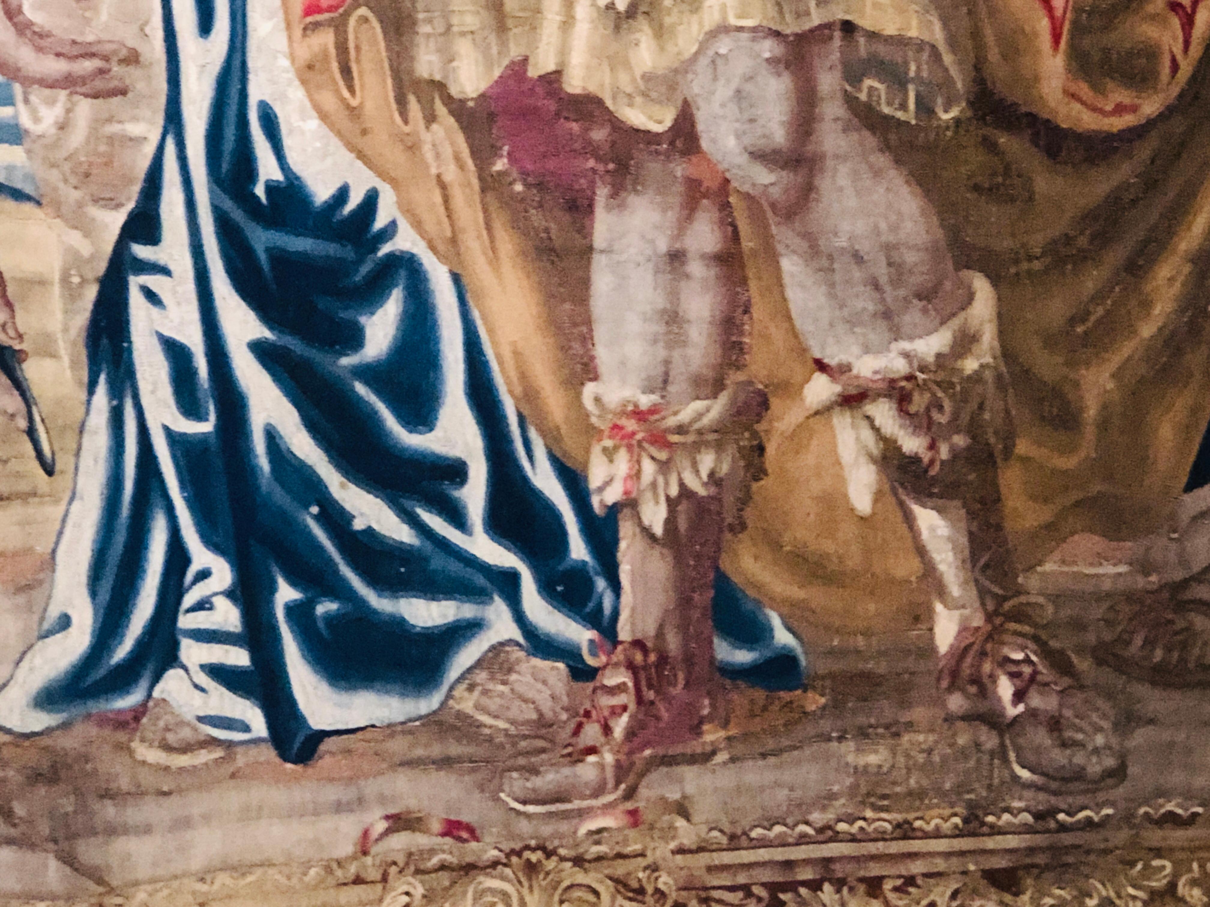 Flämischer Wandteppich Daris aus dem 17. Jahrhundert in Konstantinopel im Angebot 10