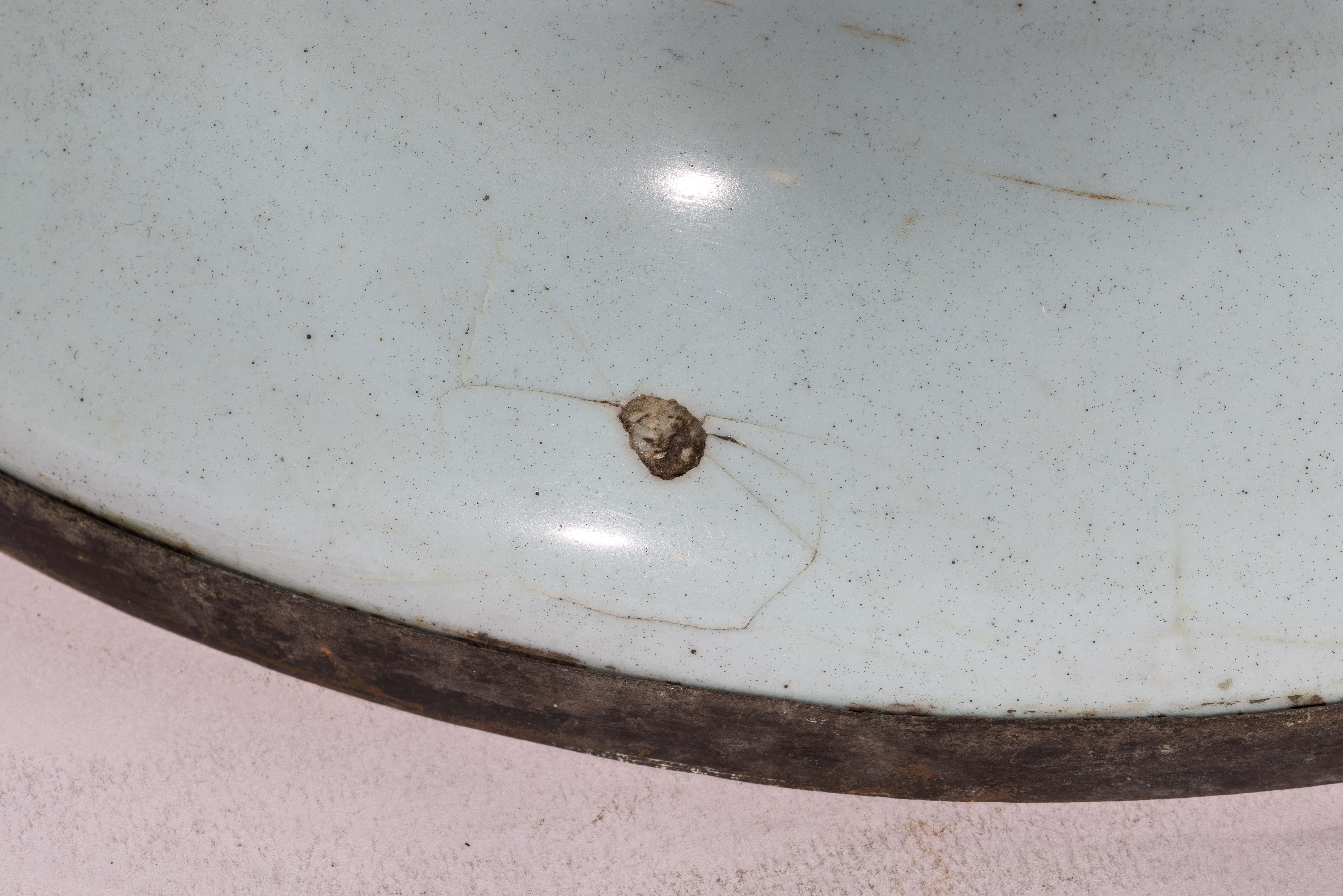 A Palatial Japanese Cloisonne Enamel Powder Blue Vase, Kawade Shibataro 11