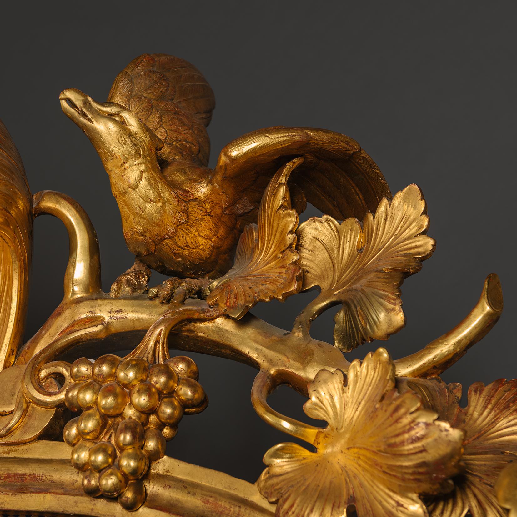 Ein palastartiges Neo-Rokoko-Giltwood-Kanapee (Vergoldetes Holz) im Angebot