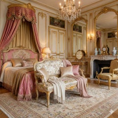 A Nine-Piece Italian Louis XV Style Giltwood Salon Suite, 19th Century