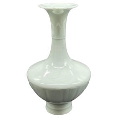 A Pale Celadon Glazed Bottle Vase, Xuanhe Mark, 20th Century or Possibly Earlier